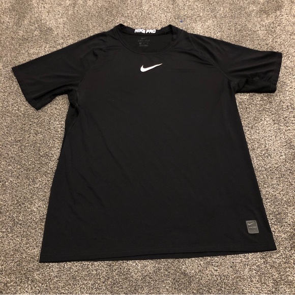 Nike Other - Nike Shirt Adult Extra Large Black White Nike Pro Athletic Gym Training Mens